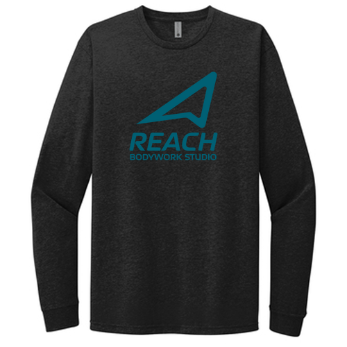 Mens/Unisex Next Level CVC Long Sleeve Tee -- Black