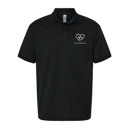 Gildan DryBlend Jersey Polo -- Black