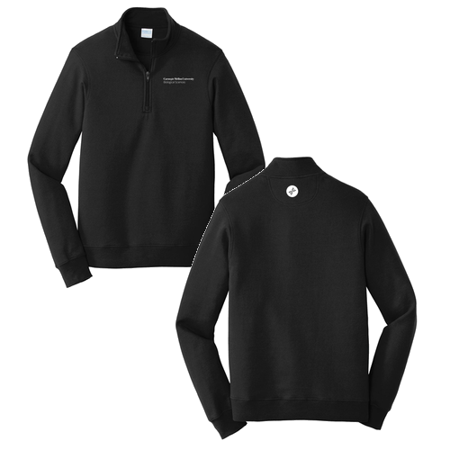 Port & Company Fan Favorite Fleece Quarter Zip -- Jet Black
