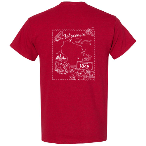 Gildan Heavy Cotton Basic T-Shirt -- Antique Cherry Red