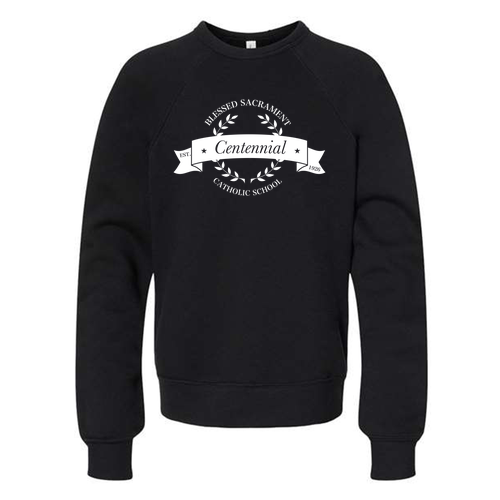 Bella Canvas Youth Sponge Fleece Raglan Sweatshirt