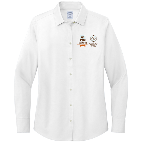 Brooks Brothers Women's Wrinkle-Free Stretch Pinpoint Shirt -- White