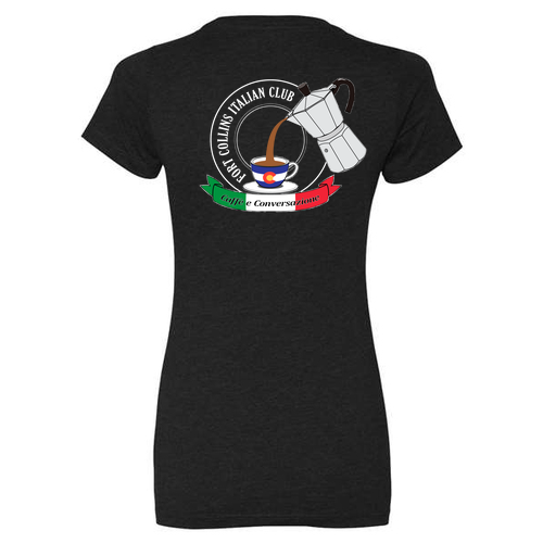 60/40 Cotton/Poly CVC T-shirts -- Women’s styling -- Black