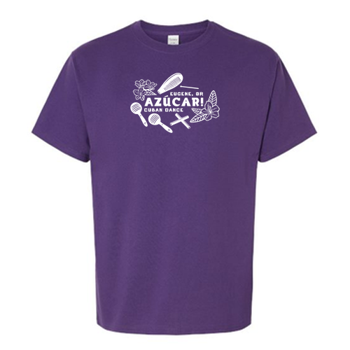 Hanes Essential ComfortSoft Short Sleeve Tee -- Purple