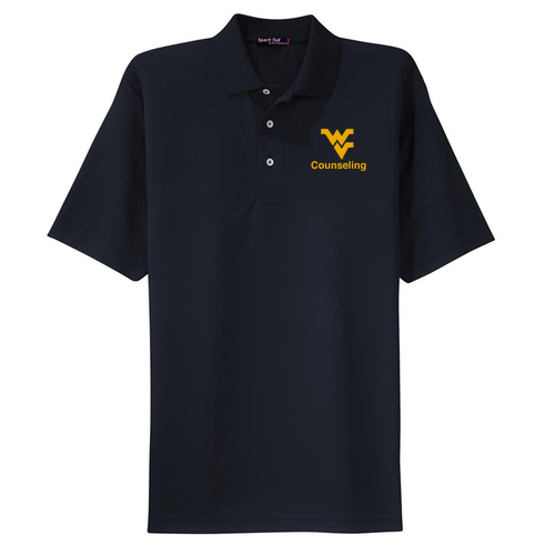 Sport Tek Dri Mesh Sport Shirt -- Navy