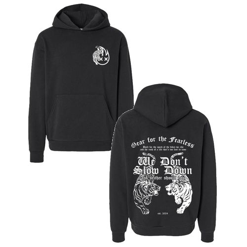 Independent Trading Co. Mainstreet Hooded Sweatshirt -- Black