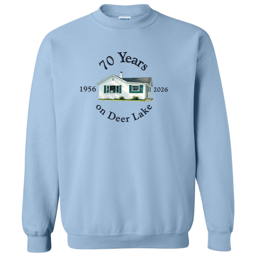 Gildan Heavy Blend Crew Neck Sweatshirt -- Light Blue