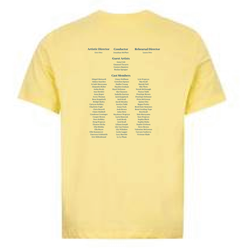 Sleeping Beauty YOUTH 100% Cotton T-Shirt -- Daffodil Yellow