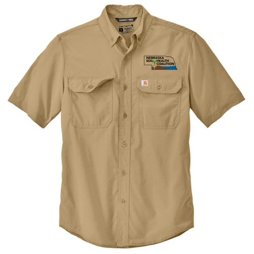 Carhartt Force Solid Short Sleeve Shirt -- Dark Khaki