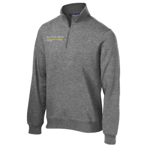 Sport Tek Quarter Zip Sweatshirt -- Vintage Heather