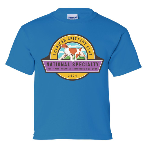 Gildan Ultra Cotton Youth Basic T-Shirt -- Sapphire