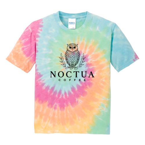 Port and Company Tie Dye Tee Youth -- Pastel Rainbow