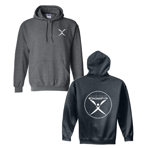Gildan Heavy Blend Hooded Sweatshirt -- Dark Heather