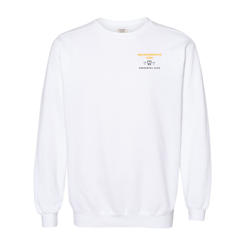 Comfort Colors Crewneck Sweatshirt -- White