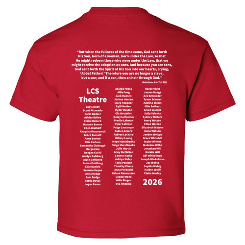 Gildan Ultra Cotton Youth Basic T-Shirt -- Cherry Red