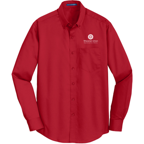 Port Authority SuperPro Twill Shirt -- Rich Red
