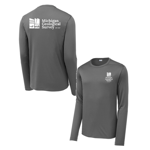 Sport-Tek  Posi-UV Pro Long Sleeve Tee -- Dark Smoke Grey