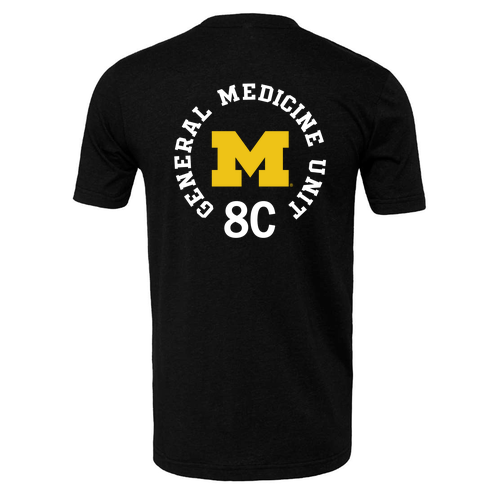 Mens/Unisex Bella Canvas Soft Fitted Heather CVC T-Shirt -- Black Heather