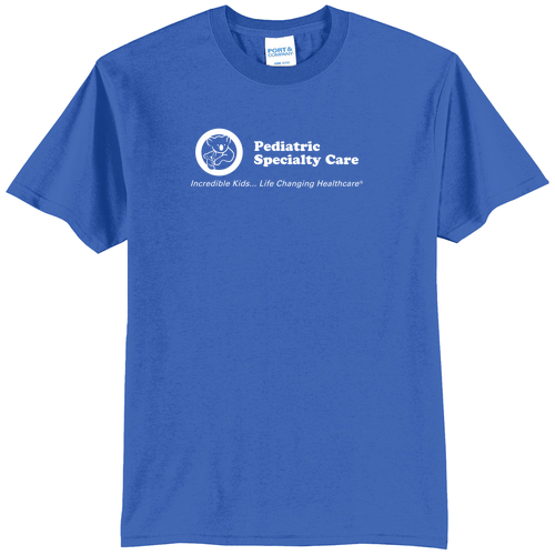 Port and Company 50/50 Blend Basic T-Shirt -- Royal