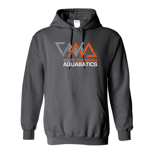 Gildan Heavy Blend Hooded Sweatshirt -- Charcoal