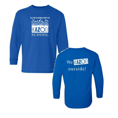 Gildan Youth Heavy Cotton Longsleeve -- Royal
