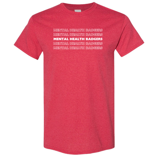 Gildan Heavy Cotton Basic T-Shirt -- Heather Red