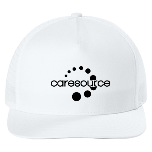 Sport-Tek Stretch-Tek 5-Panel Trucker Cap -- White / White