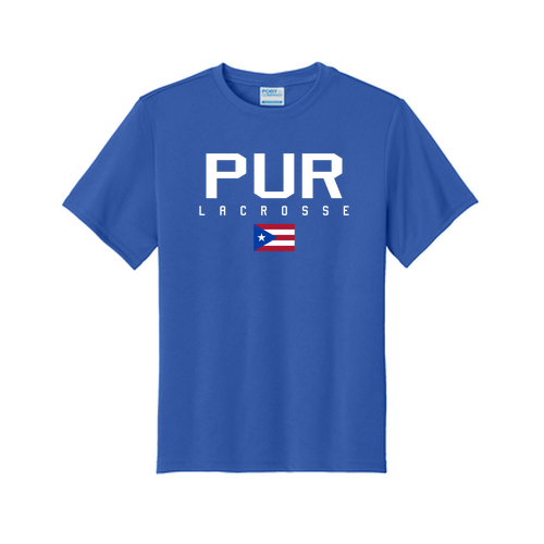 Youth Performance Tee -- True Royal