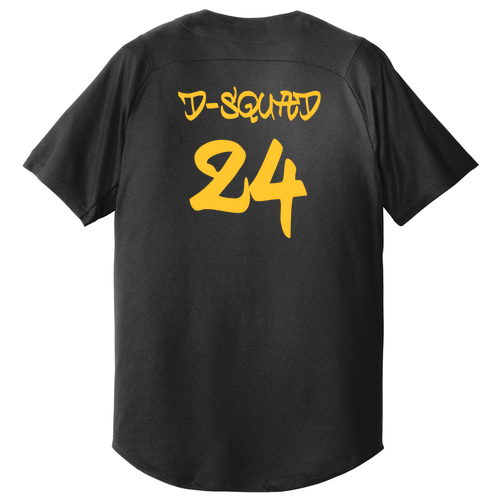 New Era Diamond Era Full-Button Jersey -- Black