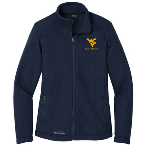 Eddie Bauer Ladies Full Zip Fleece Jacket -- River Blue Navy