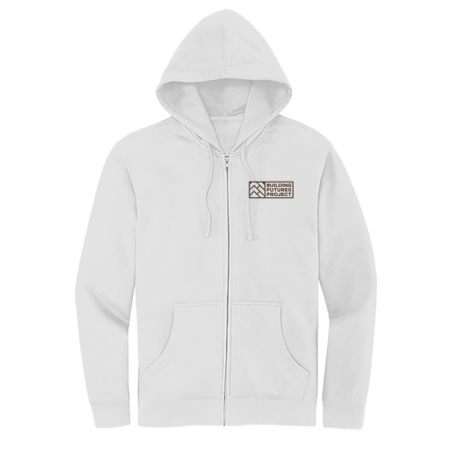 District V.I.T. Fleece Full-Zip Hoodie -- White