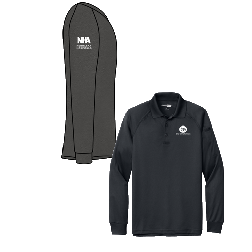 Cornerstone Select Long Sleeve Snag Proof Tactical Polo -- Charcoal