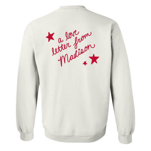 Gildan Heavy Blend Crew Neck Sweatshirt -- White