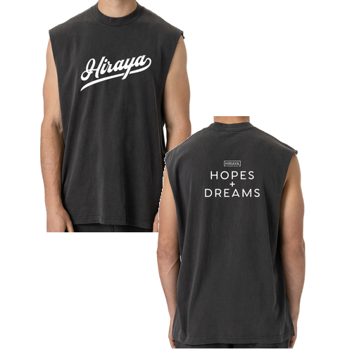 Hopes + Dreams Sleeveless Tee -- Vintage Black