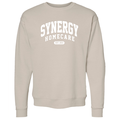 Hanes EcoSmart Crewneck Sweatshirt -- Sand