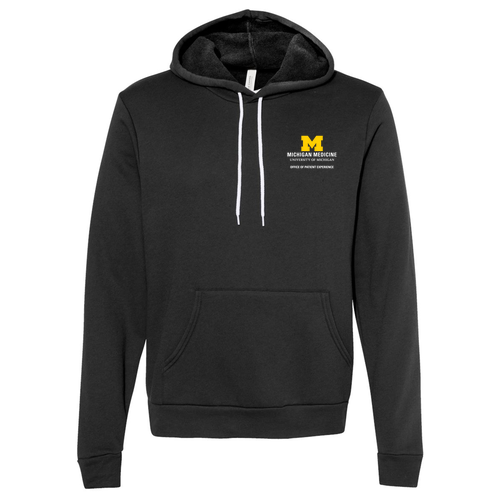 Mens/Unisex Bella Canvas Soft Sponge Fleece Hoodie -- Vintage Black