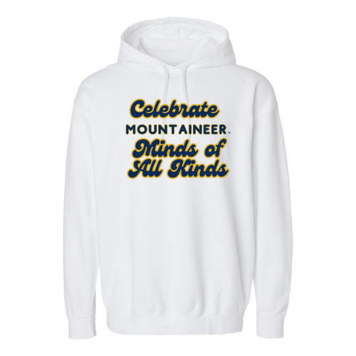 Comfort Colors Unisex Garment-Dyed Lightweight Fleece Hooded Sweatshirt -- White