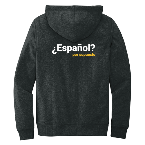 Por Supuesto District Re-Fleece Hoodie -- Charcoal Heather