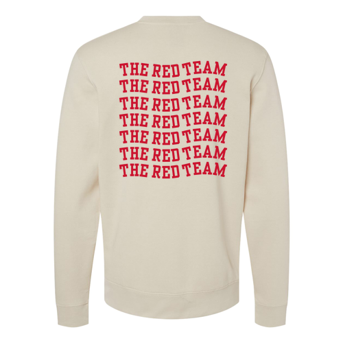 The Red Team Crewneck Sweater -- Oyster