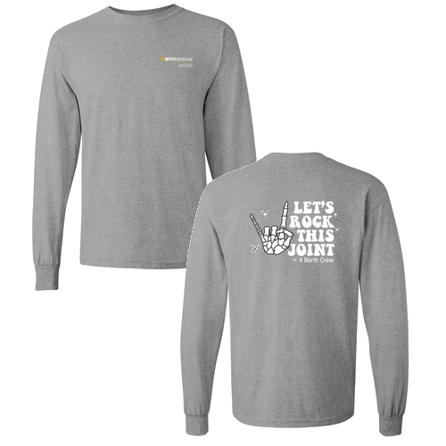 Gildan Heavy Cotton Longsleeve Basic T-Shirt -- Sport Grey