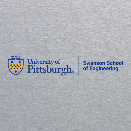 Pitt Shield Crew Neck Sweatshirt -- Sport Grey