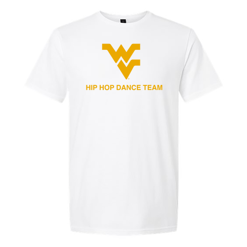 Gildan SoftStyle T-Shirt -- White and Gold