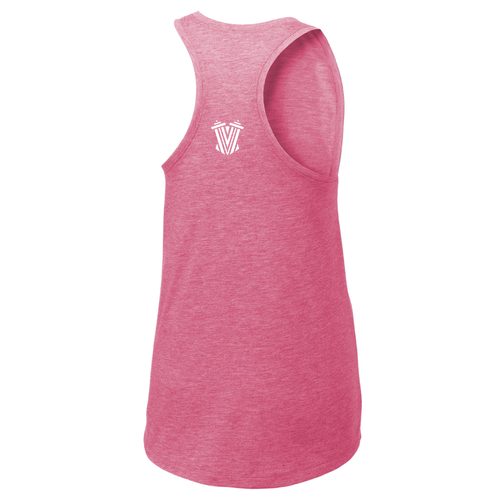 Victress MVMT Triblend Tank -- Pink Raspberry Heather