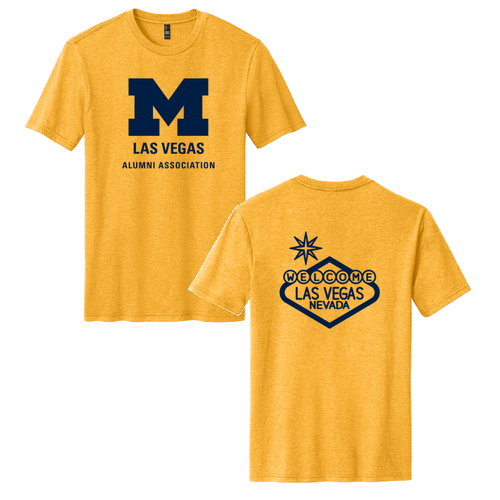 District Made Soft Perfect Blend Tee -- Gold Heather, Sign