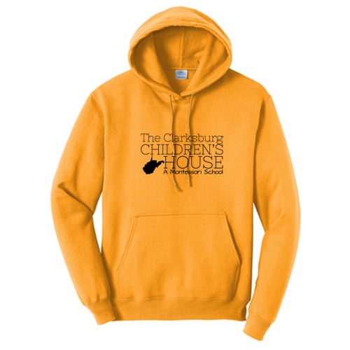 Port and Company Core Fleece Pullover Hooded Sweatshirt -- Gold