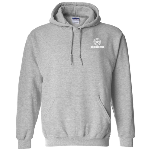 Gildan Heavy Blend Hooded Sweatshirt -- Sport Grey
