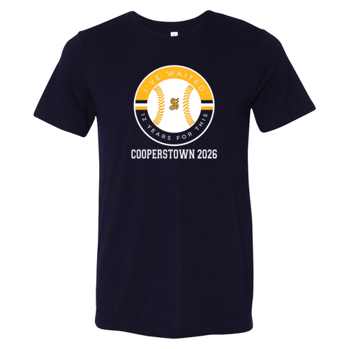 Bella Canvas Triblend Ive waited 12 years Short Sleeve T-Shirt -- Solid Navy Triblend