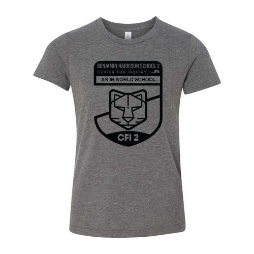 Youth Heather CVC Short Sleeve Tee -- Deep Heather