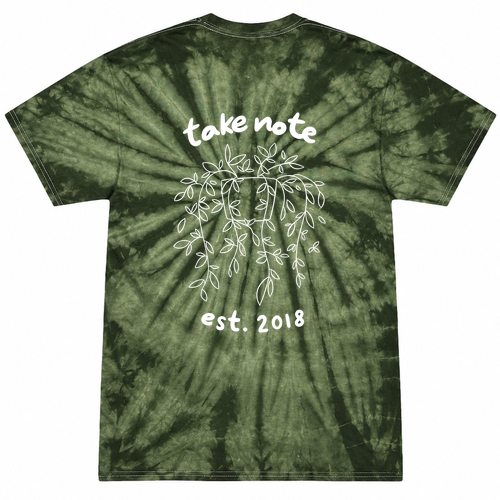 Colortone Unisex Multi-Color Tie-Dyed T-Shirt -- Spider Green