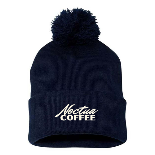Sportsman Pom Pom Knit Hat -- Navy